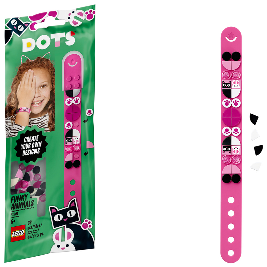 Lego Dots Pulsera Animales Divertidos 41901