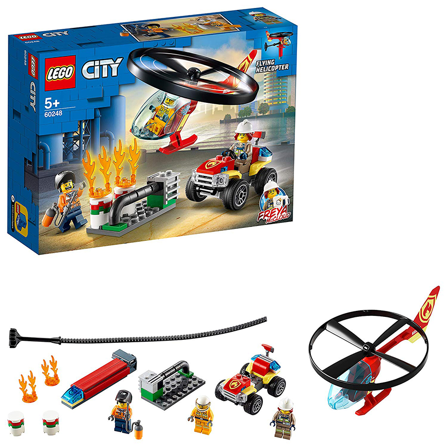 Lego City Intervención del Helicóptero de Bomberos 60248