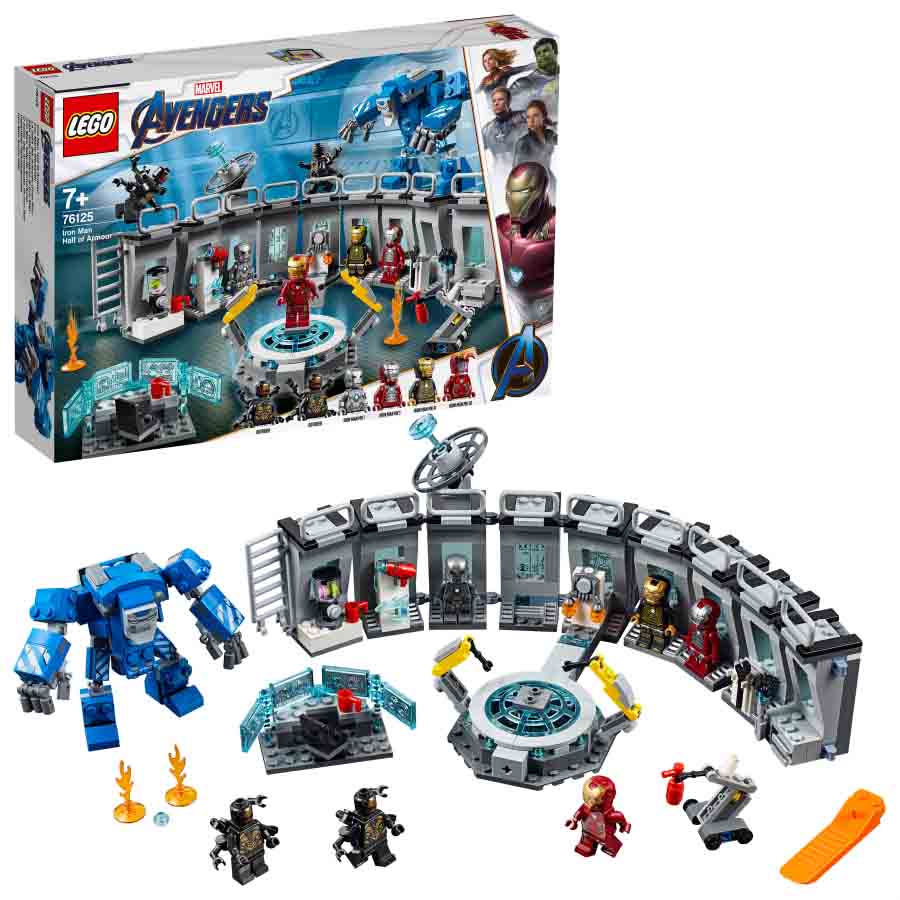 Lego Marvel Super Heroes Iron Man Sala de Armaduras 76125