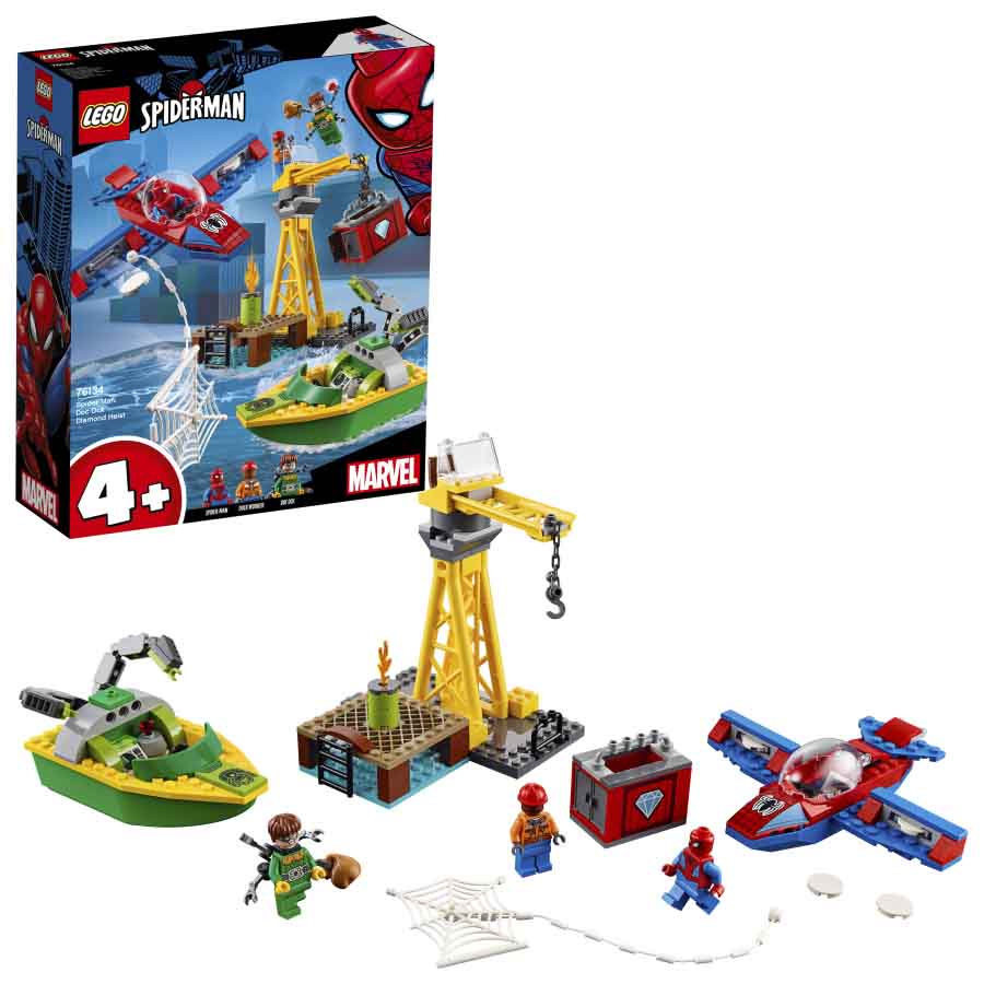 Lego Marvel Super Heroes Spider-Man: Robo de Diamantes de Doc Ock 76134