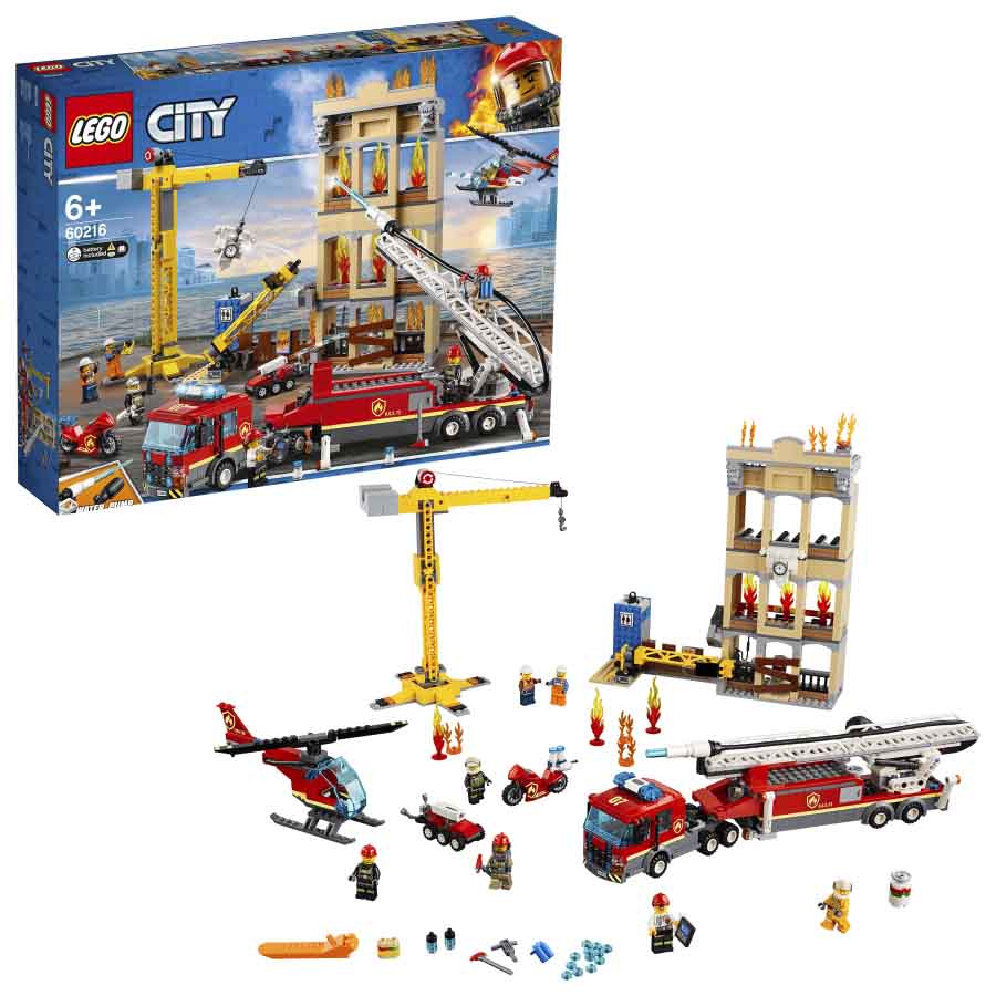 Lego City Brigada de Bomberos del Distrito Centro 60216