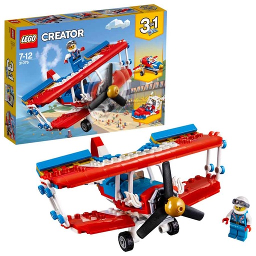 [31076] LEGO CREATOR 3 en 1 | Audaz avión acrobático 31076