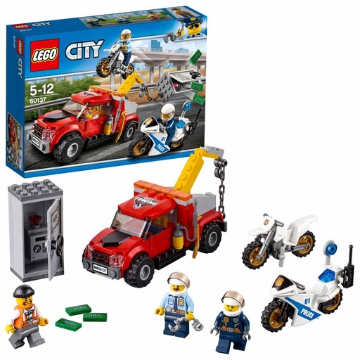 [60137] Lego City Camión grúa en problemas 60137