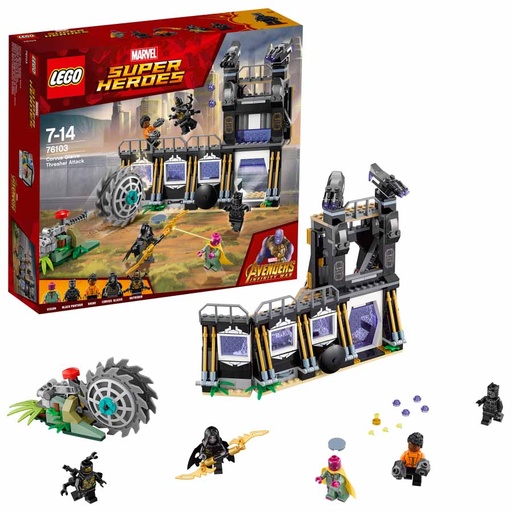 [76103] Lego Marvel Super Heroes Ataque de la desgranadora de Corvus Glaive 76103
