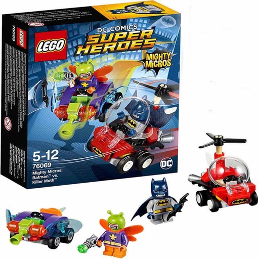 [76069] Lego DC Comics Super Heroes Mighty Micros  Batman vs Polilla Asesina 76069