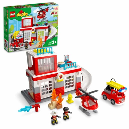 [10970] Lego Duplo Parque de Bomberos y Helicóptero 10970