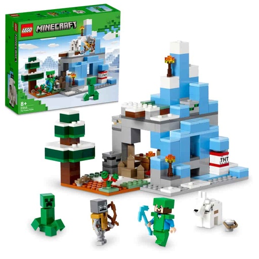 [21243] Lego Minecraft Los Picos de Hielo 21243