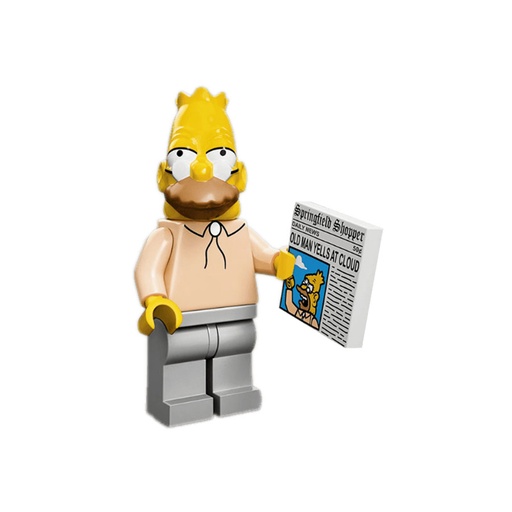 [71005-06] Lego Minifiguras Lego Serie Simpson  Grandpa 7100506