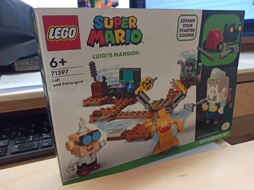 [71390-CD] Lego Minifiguras Super Mario Laboratorio y Succionantes de Luigi’s Mansion 71390 Caja Dañada CD