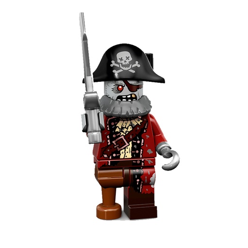 [71010-02] Lego Minifiguras Lego Serie 14 Pirata zombie 71010 02