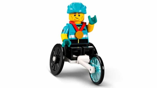 [71032-12] LEGO Minifiguras | 22ª Edición:  Corredor en silla de ruedas 71032-12