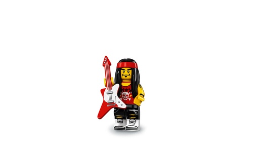 [71019-17] Lego Minifiguras Ninjago Movie Rockero con gong y guitarra 71019 17