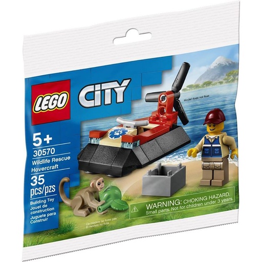 [30570] Lego City Rescate de la Fauna Salvaje: Aerodeslizador  30570