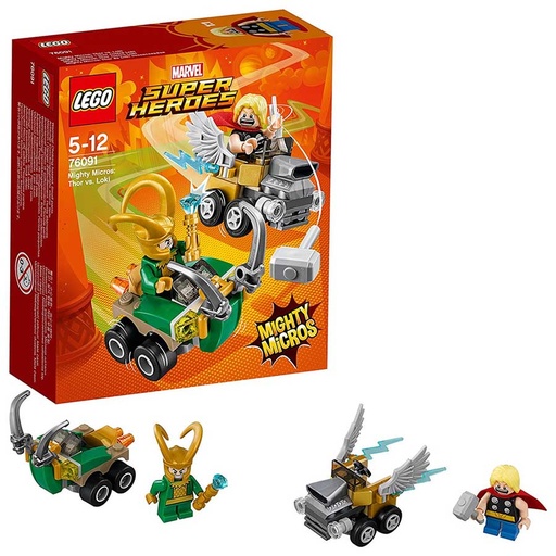 [76091] Lego Marvel Mighty Micros Thor v. Loki 76091