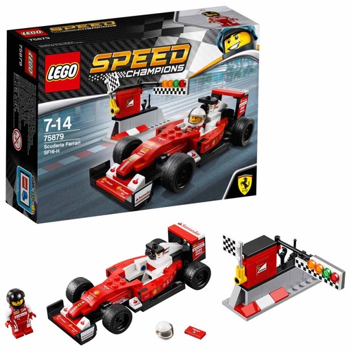 [75879] Lego Speed Champions SF16H de la escudería Ferrari 75879