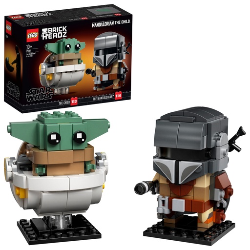 [75317] Lego Star Wars BrickHeadz El Mandaloriano y el niño 75317