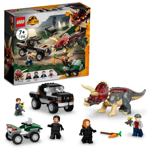 [76950] Lego Jurassic World Emboscada en Furgoneta del Triceratops 76950