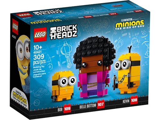 [40421] Lego BrickHead Belle Bottom, Kevin y Bob 40421