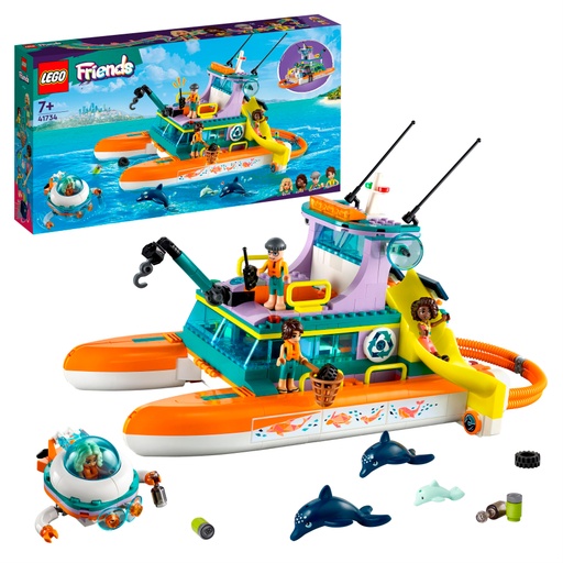 [41734] Lego Friends Barco de Rescate Marítimo 41734