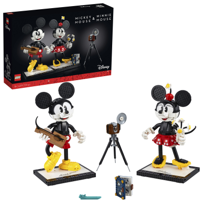 [43179] Lego Personajes Construibles: Mickey Mouse y Minnie Mouse 43179