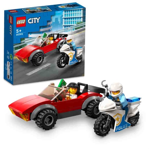 [60392] Lego City Moto de Policía y Coche a la Fuga 60392