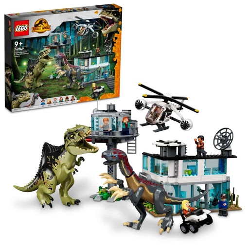 [76949] Lego Jurassic World Ataque del Giganotosaurio y el Therizinosaurio 76949