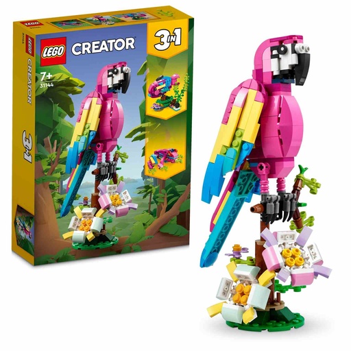 [31144] LEGO Creator | Loro Rosa Exótico - 31144