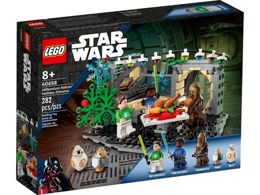 [40658] LEGO STAR WARS: Diorama Festivo: Halcón Milenario 40658