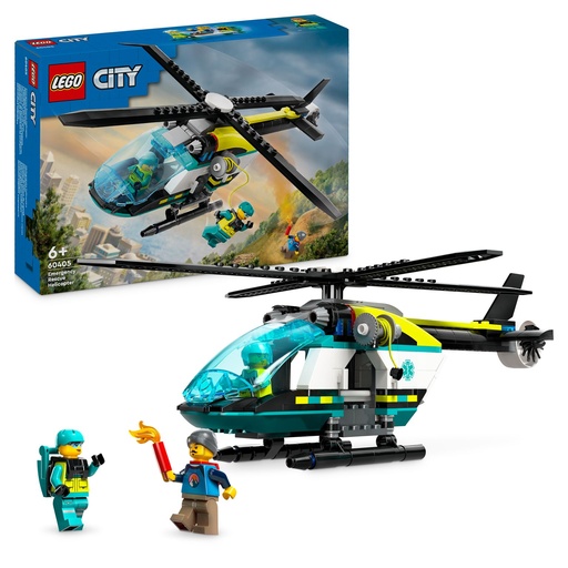 [60405] LEGO CITY | Helicóptero de Rescate para Emergencias - 60405