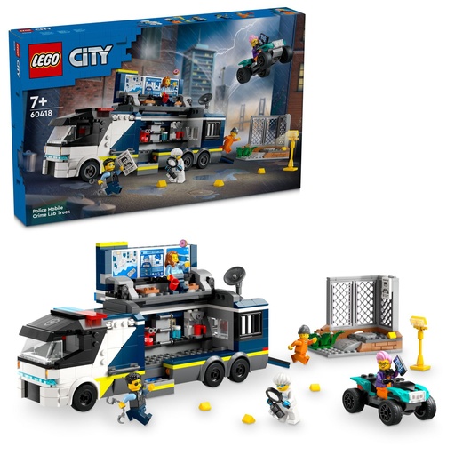 [60418] LEGO CITY | Laboratorio de Criminología Móvil de la Policía - 60418