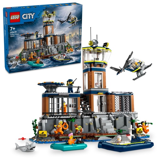 [60419] LEGO CITY | Isla Prisión de la Policía - 60419