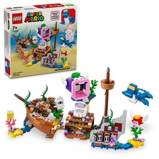 [71432] LEGO Super Mario | Set de Expansión: Dorrie y el Buque Naufragado - 71432