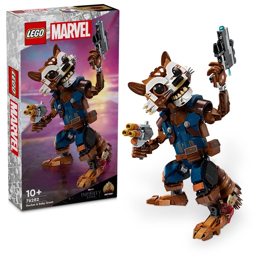 [76282] LEGO MARVEL | Rocket y Bebé Groot - 76282