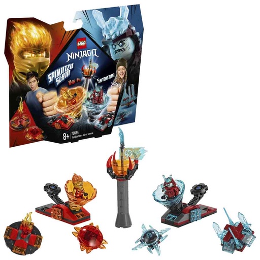 [70684] Lego Ninjago Spinjitzu Slam: Kai vs. Samurái 70684