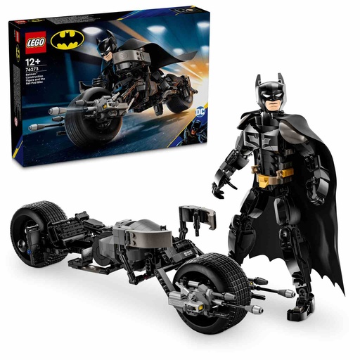 [76273] LEGO DC | Figura para Construir: Batman y Moto Bat-Pod - 76273