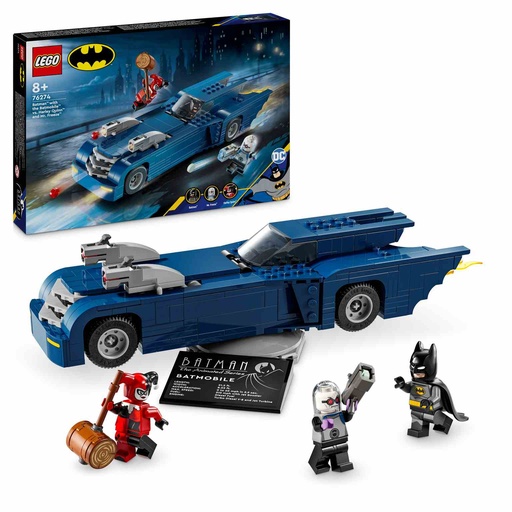 [76274] LEGO DC | Batman con Batmóvil vs. Harley Quinn y Mr. Freeze - 76274