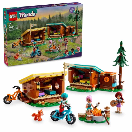 [42624] LEGO Friends |Campamento de Aventura: Cabañas Confortables   - 42624