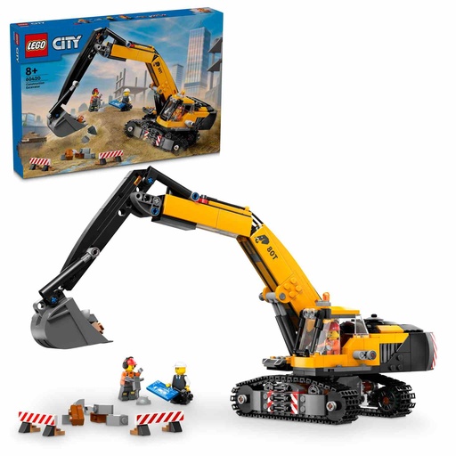 [60420] LEGO CITY | Excavadora de Obra Amarilla - 60420