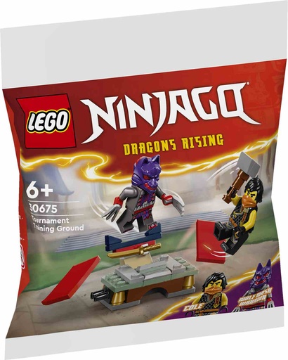 [30675] LEGO NINJAGO | Campo de Entrenamiento del Torneo & Batalla en el Templo entre Kai y Rapton - 30675