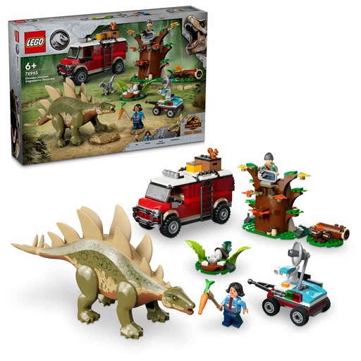 [76965] LEGO Jurassic World | Misiones Dinosaurio: Descubrimiento del Stegosaurus - 76965