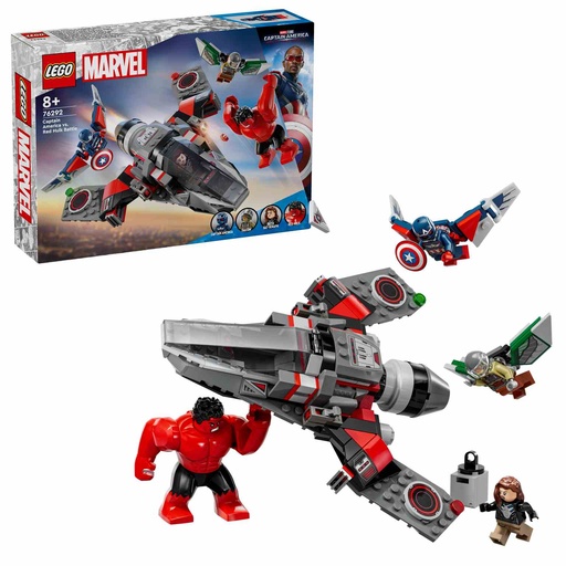 [76292] LEGO MARVEL | Batalla entre el Capitán América y Hulk Rojo  - 76292