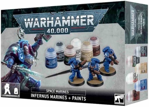 [60-11] Warhammer 40,000 | Space Marines - INFER S/M + PAINTS ENG/SPA/PORT/LATV/ROM - 60-11