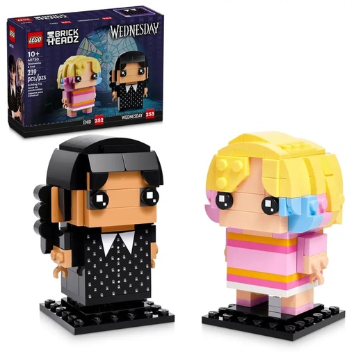 [40750] LEGO BRICK HEADZ | Miércoles y Enid - 40750