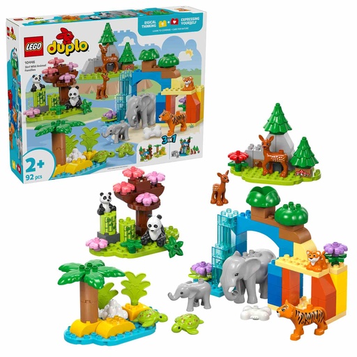 [10446] LEGO DUPLO | Familias de la Fauna Salvaje “3 en 1” - 10446
