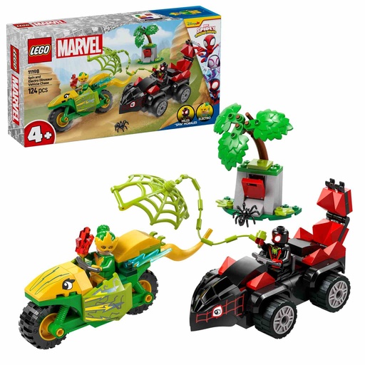 [11198] LEGO MARVEL |Spin y Electro: Duelo de Vehículos Dinosaurio  - 11198