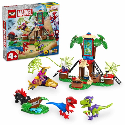 [11200] LEGO MARVEL | Spidey y Gobby: Batalla de Raptores en la Base de la Casa del Árbol  - 11200