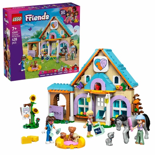 [42651] LEGO Friends | Caballo y Clínica Veterinaria de Mascotas - 42651