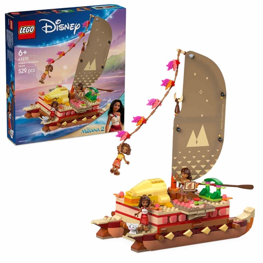[43270] LEGO Disney | Canoa de Aventuras de Vaiana - 43270