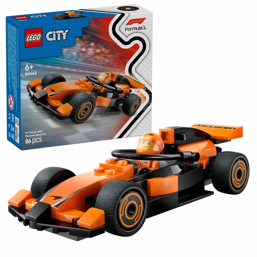 [60442] LEGO CITY | Piloto de F1® con Coche McLaren - 60442