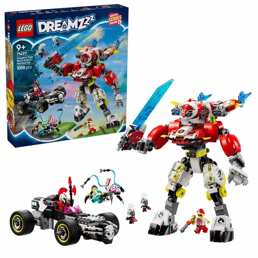 [71497] LEGO DREAMZzz | Meca Tigre de Cooper y Bólido de Zero - 71497